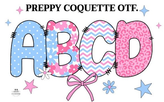 Preppy Coquette Font